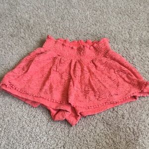 Coral shorts